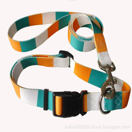 polyster pet collar and leash